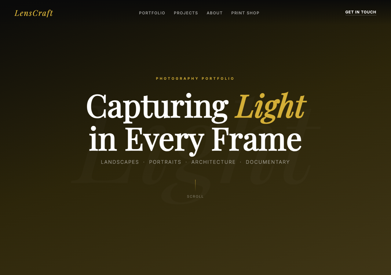 LensCraft free WordPress theme screenshot